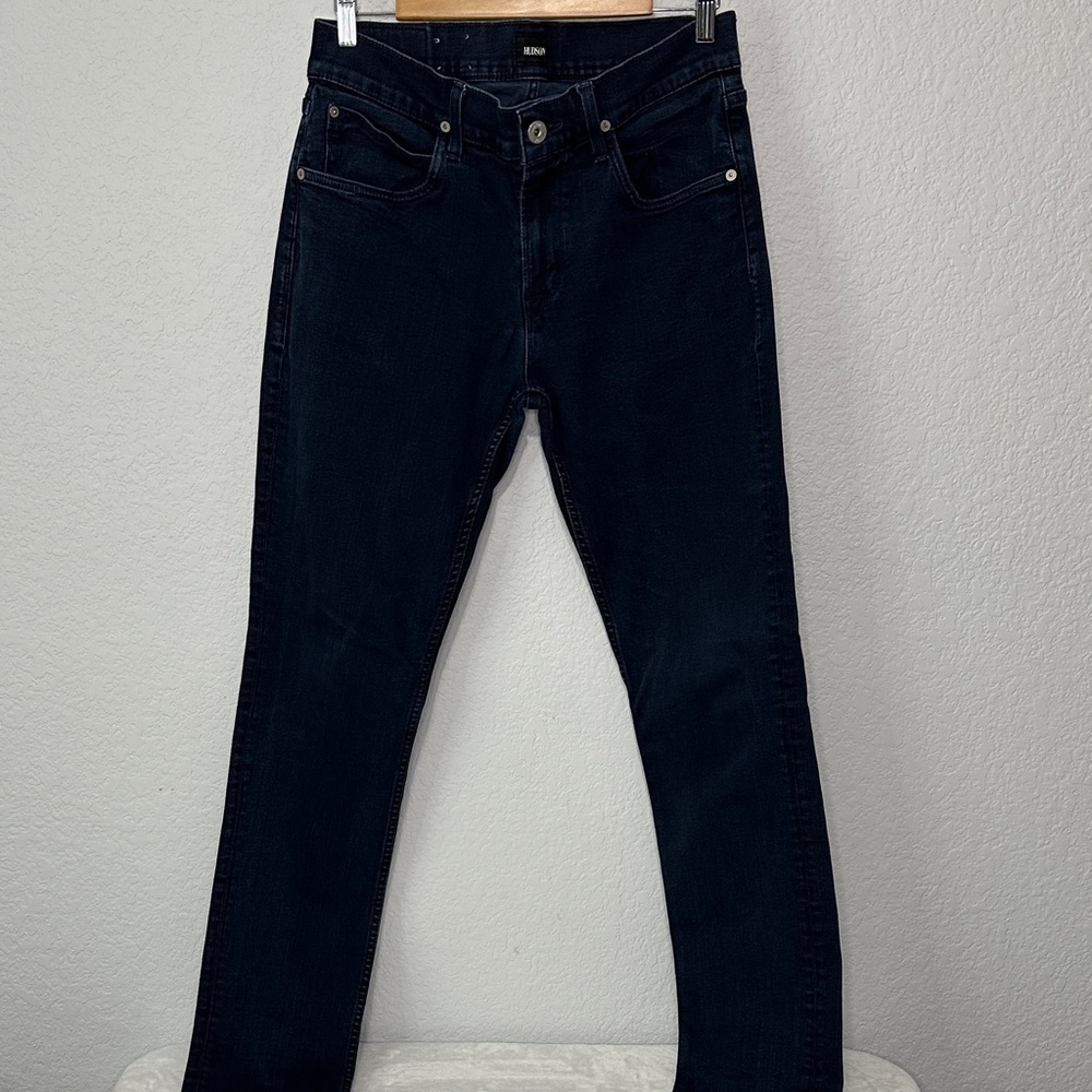 Hudson Jeans Men's Skinny Jeans in Dark Blue